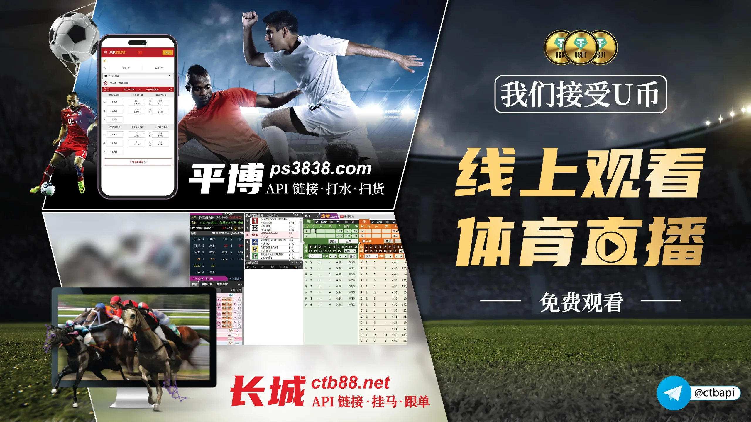 CTBAPI — 开设足球和赛马投注账户